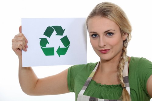 Recycling initiatives during house clearance